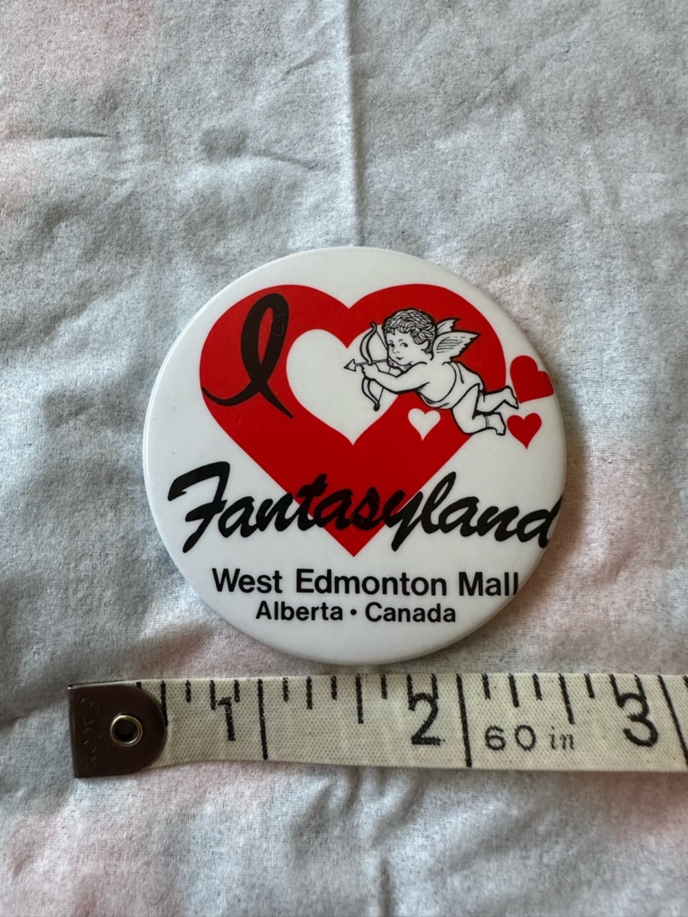 Vintage Fantasyland Souvenir Button